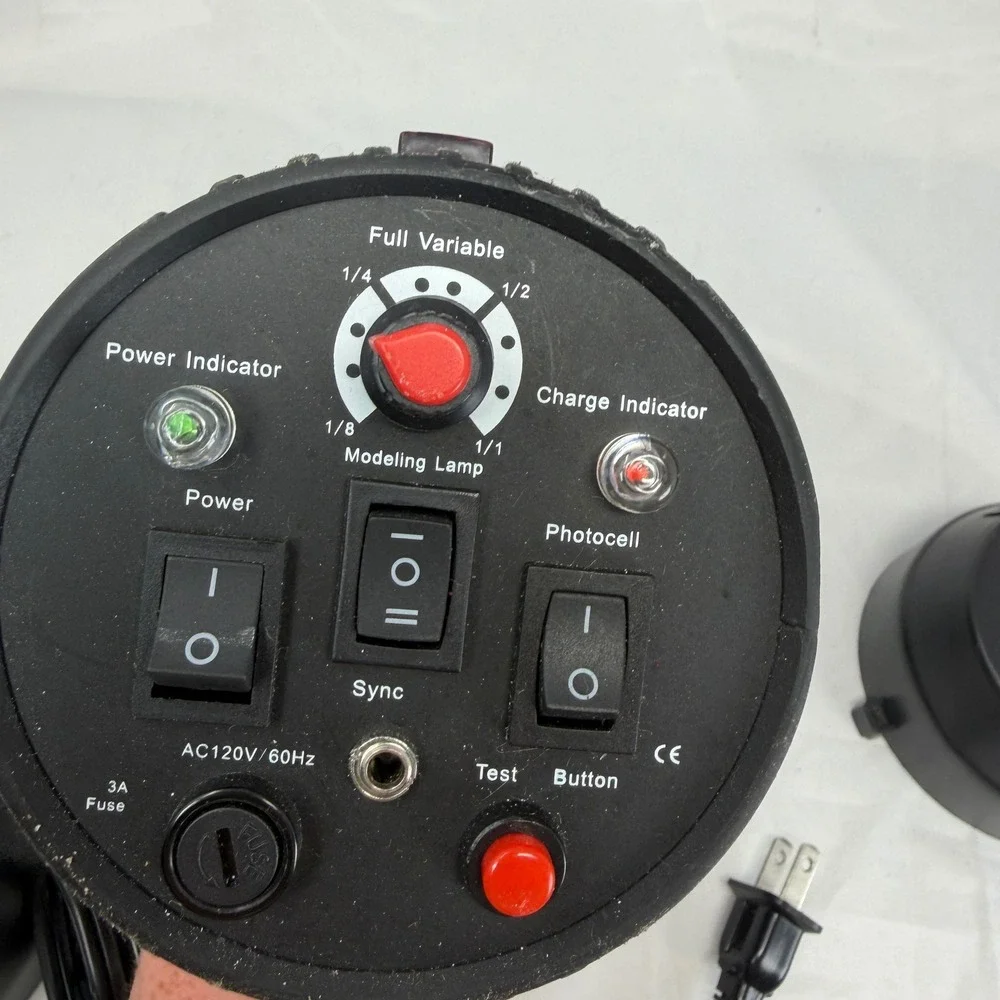 Square Perfect SP-160M Studio Flash Strobe Light Black Variable Power Photocell